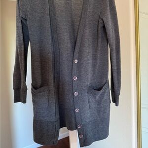 Grey long cardigan